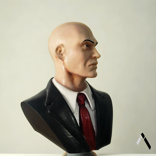 Hitman Bust sculpture