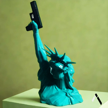 Statue of Liberty with Gun