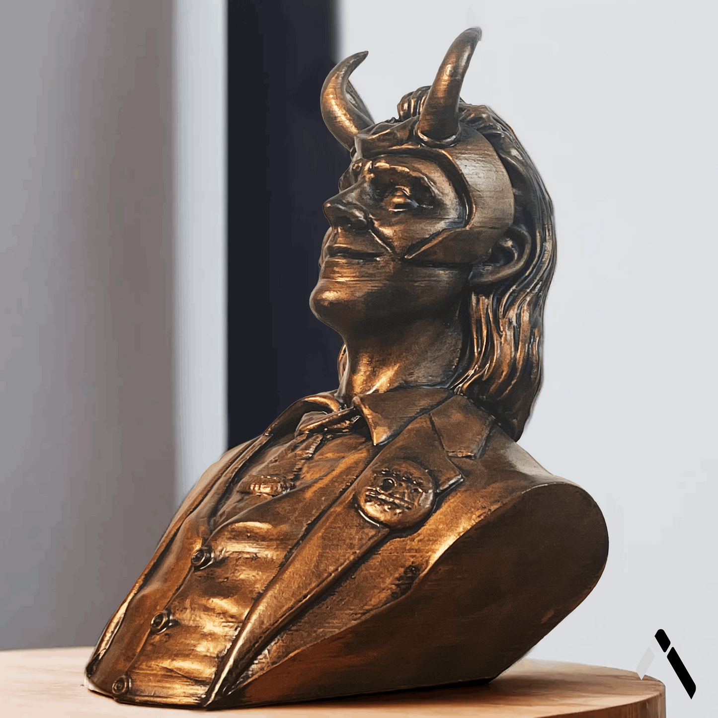 ancient Loki Bust Sculpture