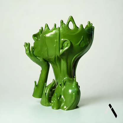 Melted Girl Planter