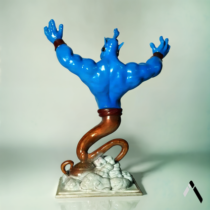 Aladdin Genie Statue