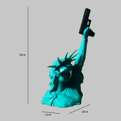 Statue of Liberty with Gun