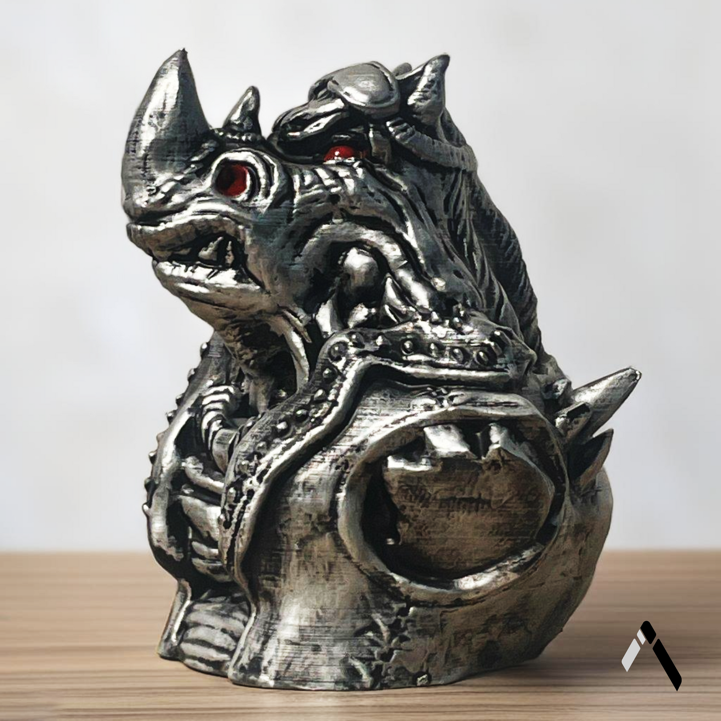 Resilient Marvel Rhino Bust Sculpture