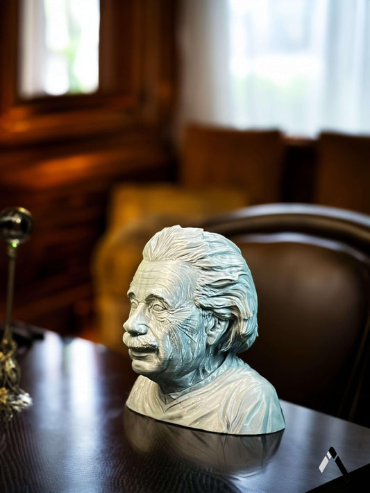 Einstein Bust Sculpture Archadia