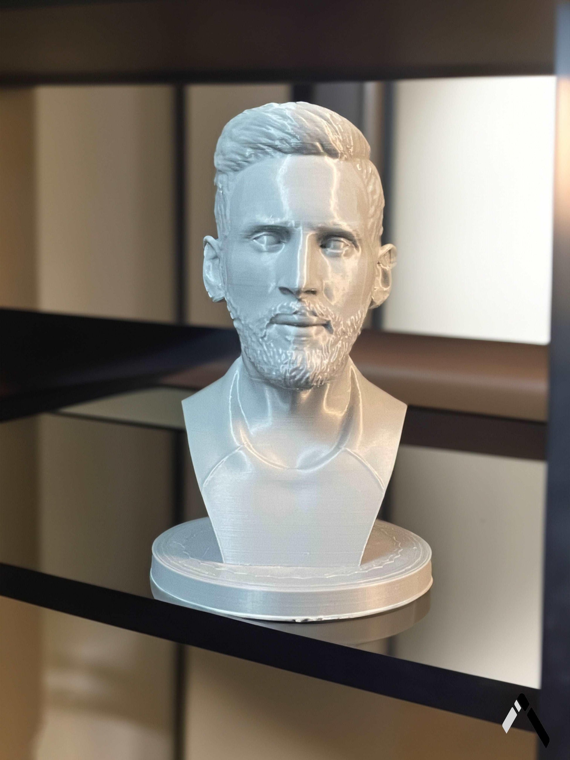 Lionel Messi Bust Sculpture Archadia