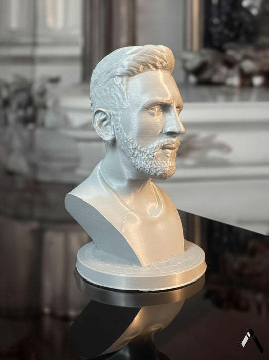 Lionel Messi Bust Sculpture Archadia
