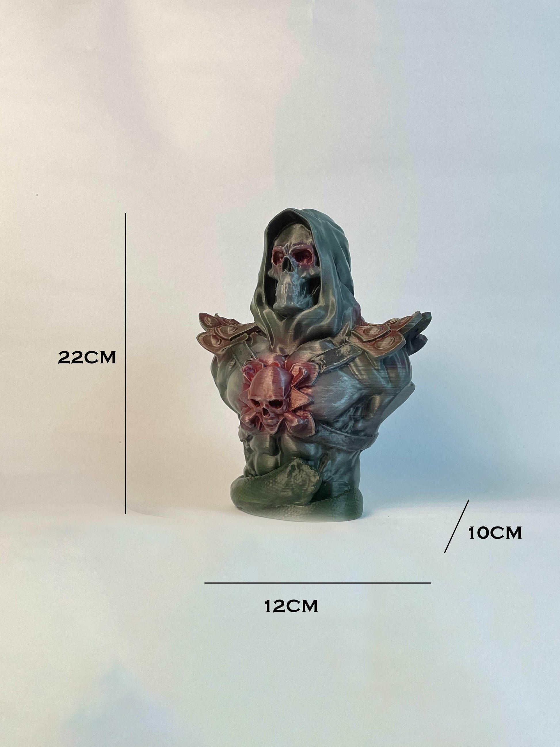 Skeletor Bust Sculpture From He-Man Archadia