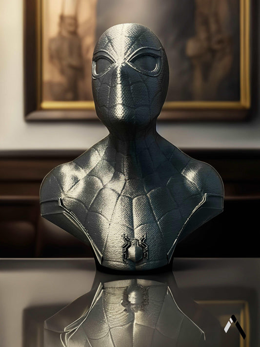 Spider Man Sculpture - Black Color Archadia